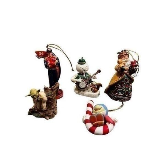 Christmas ornaments bundle lot of 5 - Picture 1 of 12